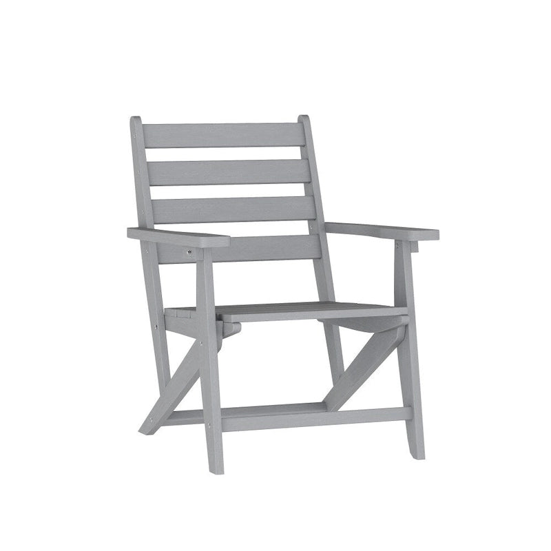 Commercial All Weather Adirondack Table and 4 Chairs with Cupholders
