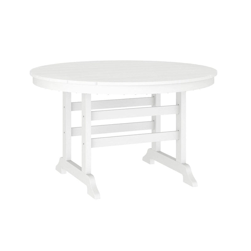 Commercial All Weather Adirondack Table and 4 Chairs with Cupholders