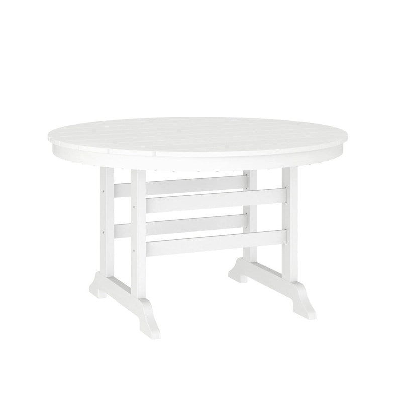 Commercial All Weather Adirondack Table and 4 Chairs with Cupholders