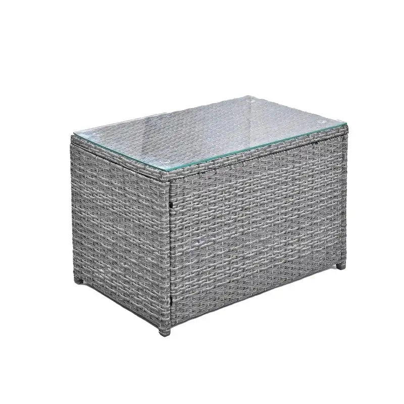 6-Piece Patio Outdoor Conversation Round Sofa Set