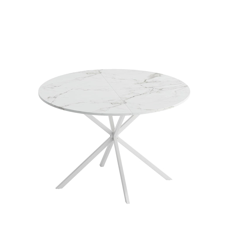 47.24  Modern Cross Leg Round Dining Table
