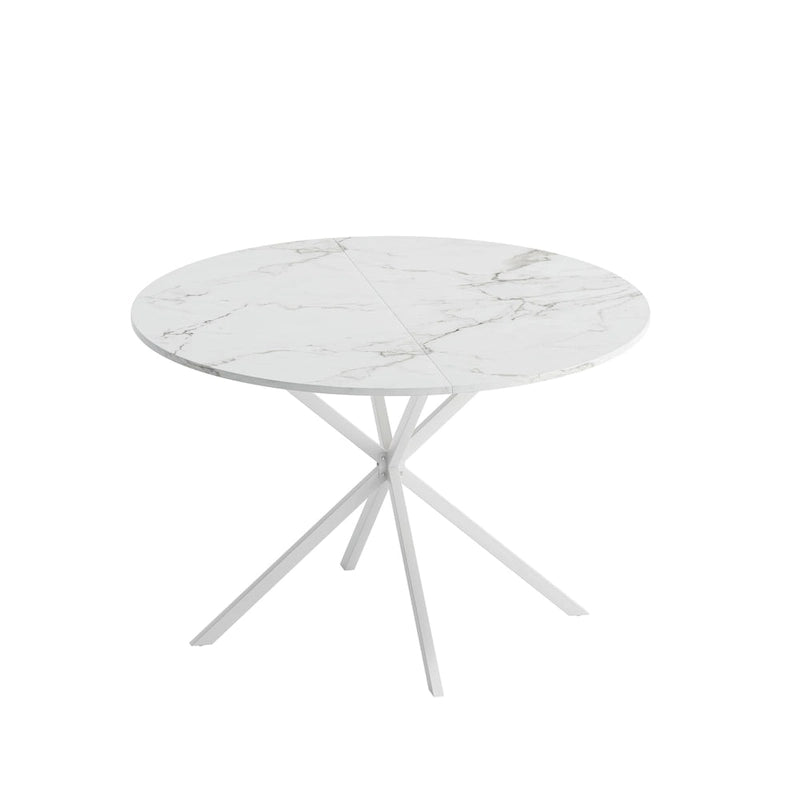 47.24  Modern Cross Leg Round Dining Table