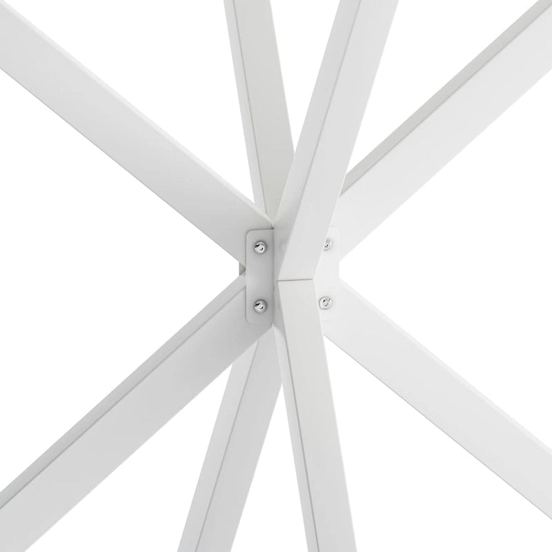 47.24  Modern Cross Leg Round Dining Table