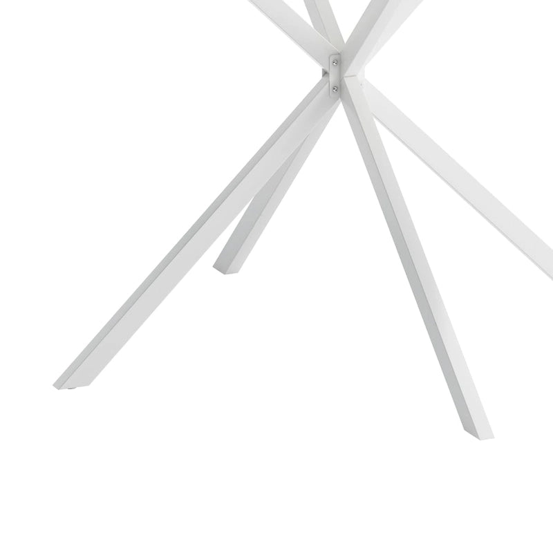 47.24  Modern Cross Leg Round Dining Table