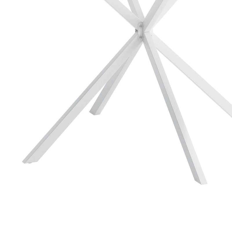 47.24  Modern Cross Leg Round Dining Table