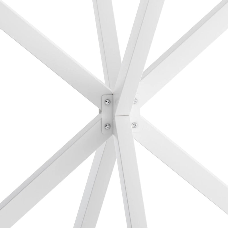 47.24  Modern Cross Leg Round Dining Table