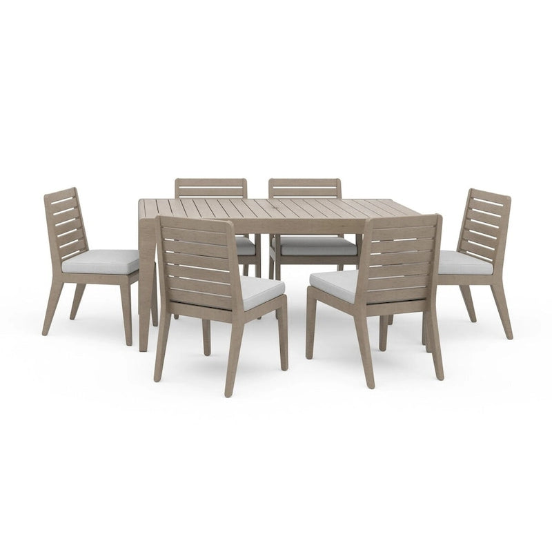 Homestyles 7-Piece Sustain Gray Wood Outdoor Set