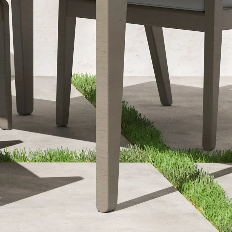 Homestyles 7-Piece Sustain Gray Wood Outdoor Set
