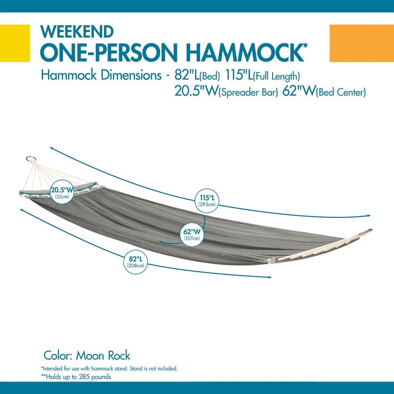 Duck Covers Weekend Mesh One-Person Travel Hammock