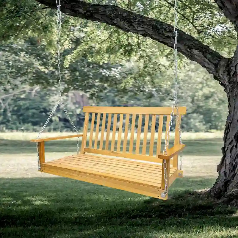 Front Porch Swing with Armrests
