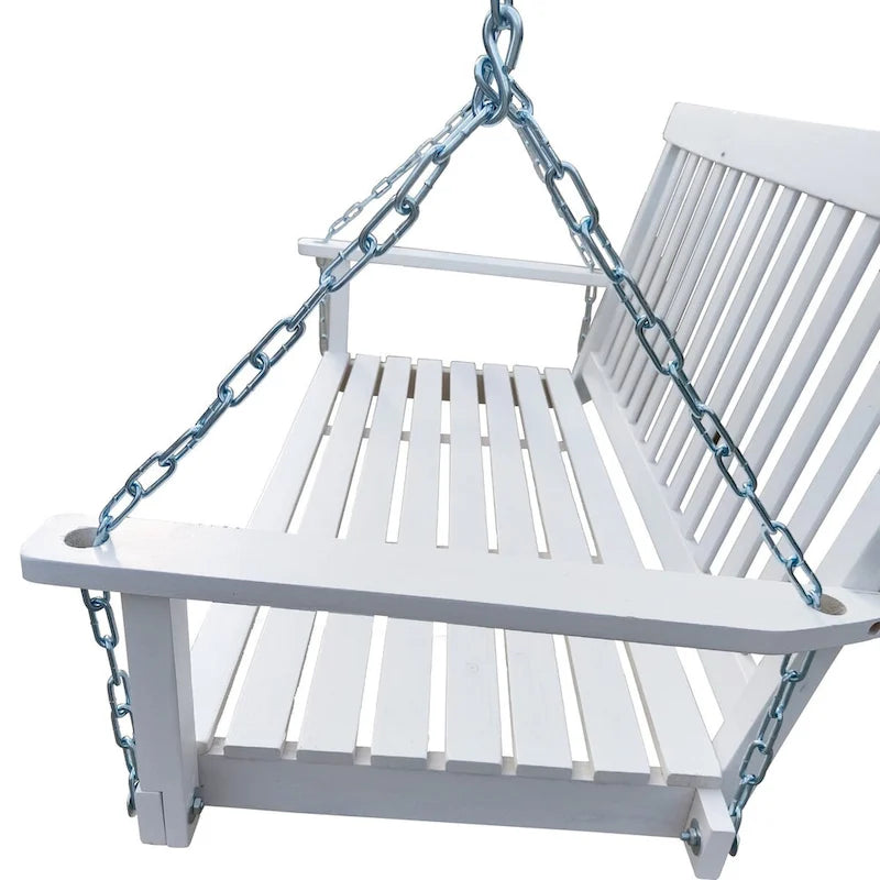 Front Porch Swing with Armrests