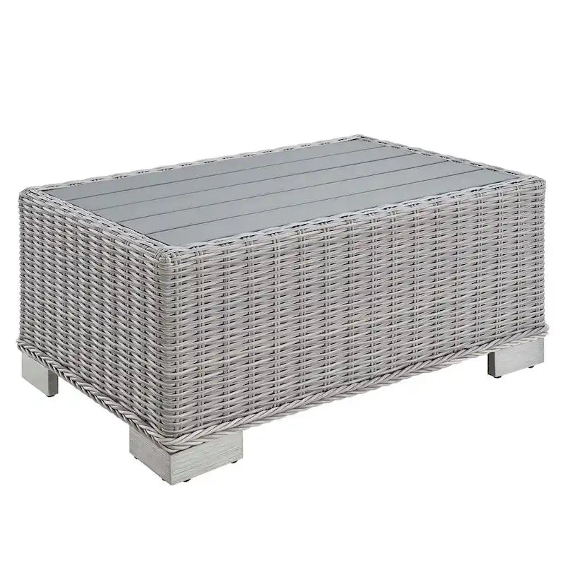 Conway 32  Outdoor Patio Wicker Rattan Coffee Table