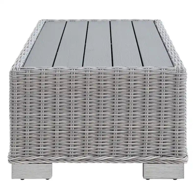 Conway 32  Outdoor Patio Wicker Rattan Coffee Table
