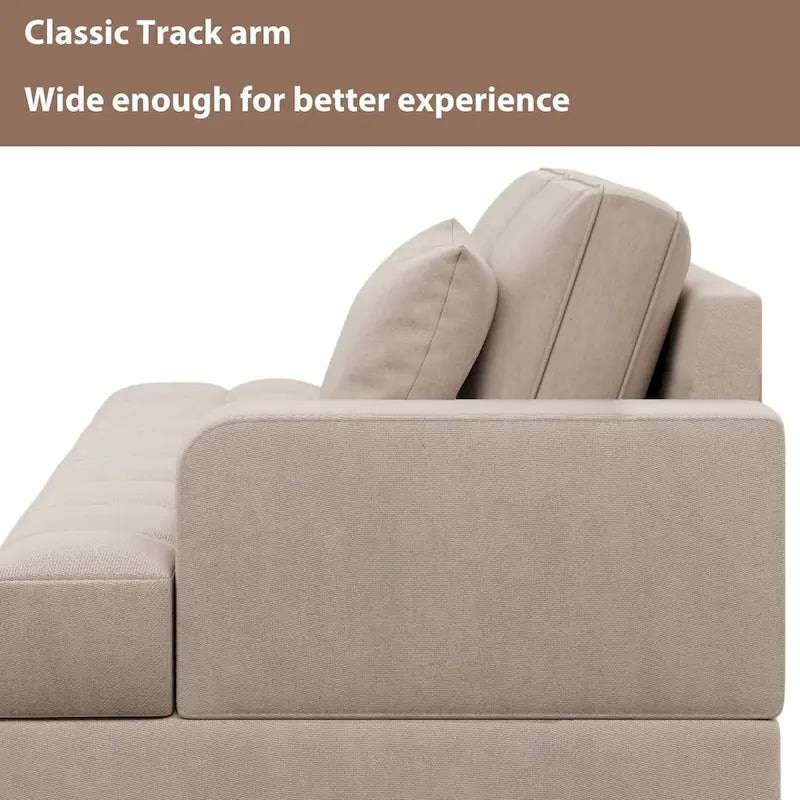 64  Fabric Chaise Lounge - 64.00  x 31.50