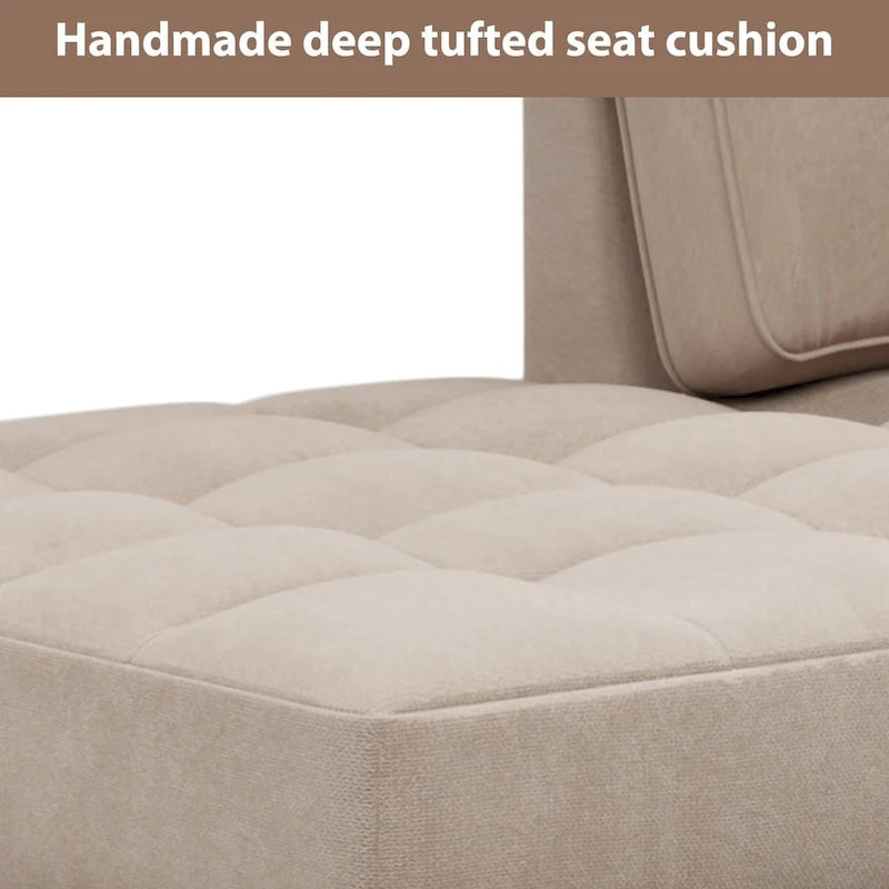 64  Fabric Chaise Lounge - 64.00  x 31.50