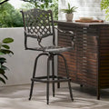 Cast Aluminum Bar Stool
