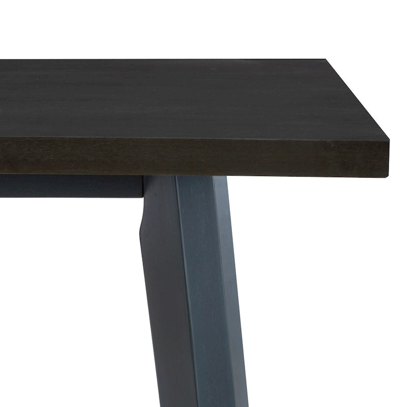 Counter Height Dining Table - Blue/Grey Wood - Seats 6