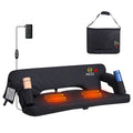 Foldable Heated Stadium Seat with Back Support, Oversized Bleacher Seat with Thick Padding and Cushion, for Outdoor Activities