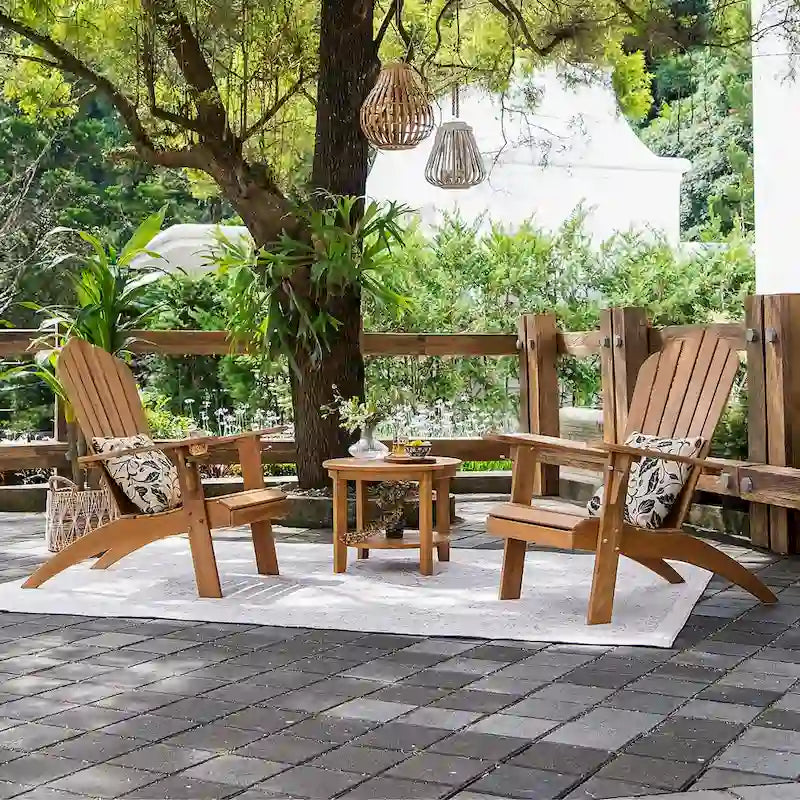 Cambridge Casual Cambria Adirondack Chairs with Cup Holder Set of 2